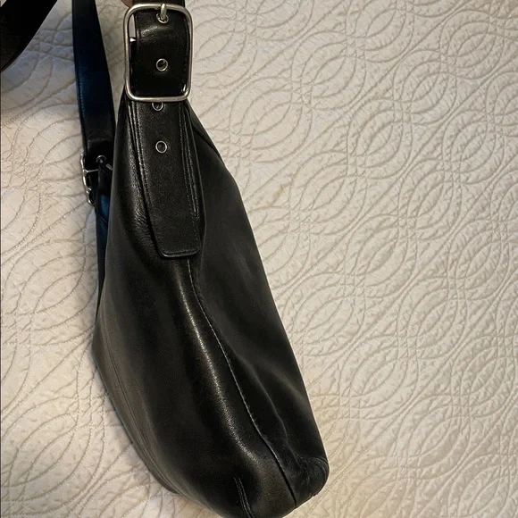 Coach 9133 Legacy Gallery Slim Black Leather Shoulder Bag - Picture 5 of 16